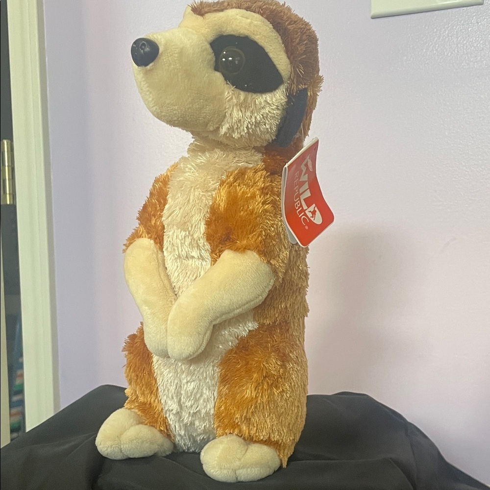 Meerkat Plush Toy - Brown & Cream